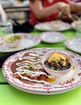 Spiced Ground Beef Enchilada