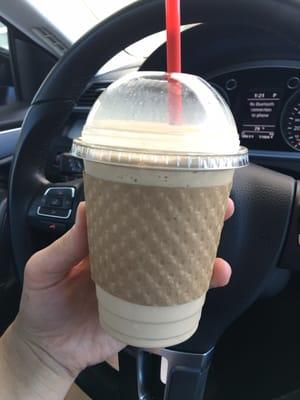 White chocolate mocha frappe... Perfectly delicious!!!