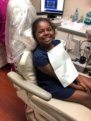 Aishwwarya's first appointment with Dr. Shirani. All smiles!!