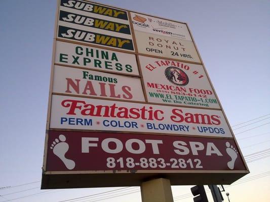 We are located in Fallbrook Blvd & Victory Blvd