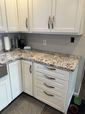 Granite kitchen countertop