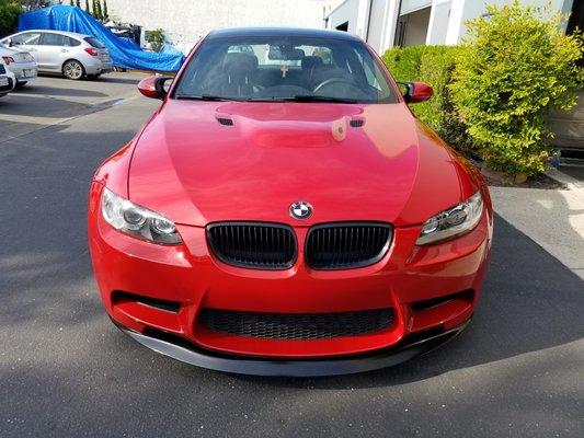 BMW m3 paint restoration and shine.