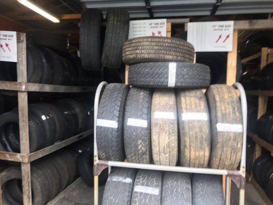 Danny's auto repair and used tires big selection on used tires and New York State Inspection Stickers wheel alignment