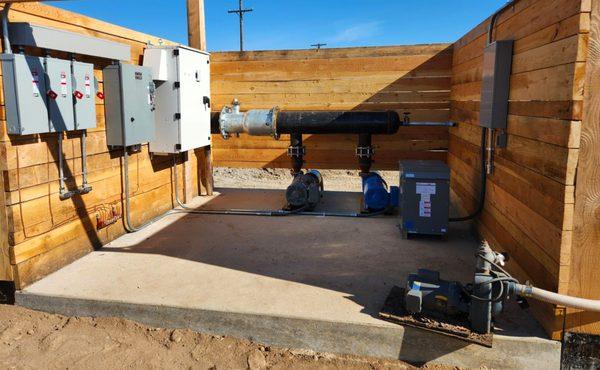 Pump house for a pivot in Canyon County, Idaho.