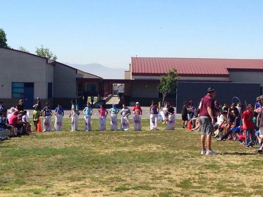 Sack race!!!!