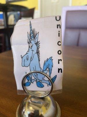 Cute table marker so they can find your table