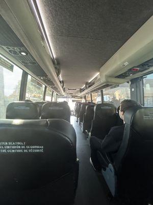 Inside of the Bus