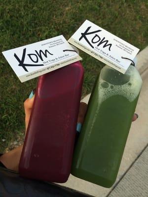 Amazing Cold press juices!!!