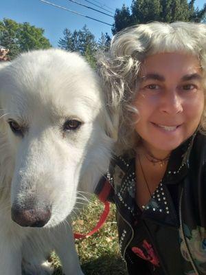 Me and my beautiful pyrenees who was exposed to black mold at a Beal property 635 W Barry Avenue