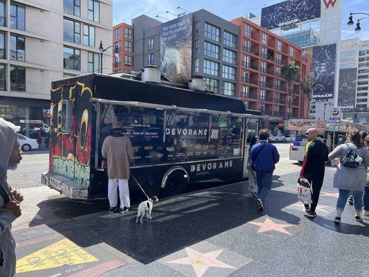 Food Truck In Front Of Funko Hollywood