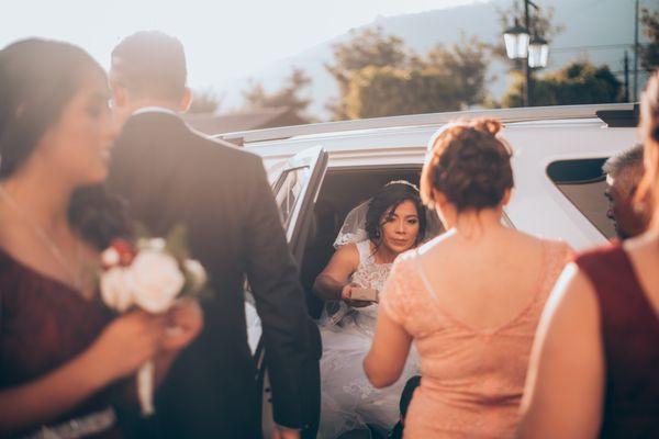 Santa Barbara Wedding Limo