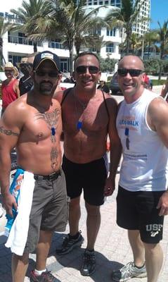 CEO, Nathan Earl, with fellow walkers at The Florida AIDS Walk 2012