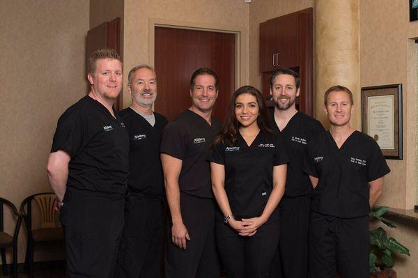 Dr. Parr, Dr. Dacus, Dr. Marciano, Dr. Rolim, Dr. Mallory, Dr. Amelung. Www.texasfootdoctor.org