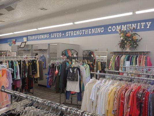 Thrift Shop, 80% of every $ supports our philanthropies.