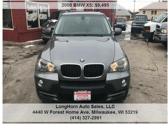 LongHorn Auto Sales - 2008 BMW X5