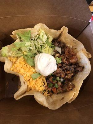 Our amazing taco bowl