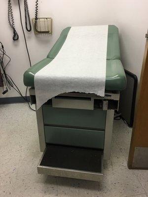 Exam table