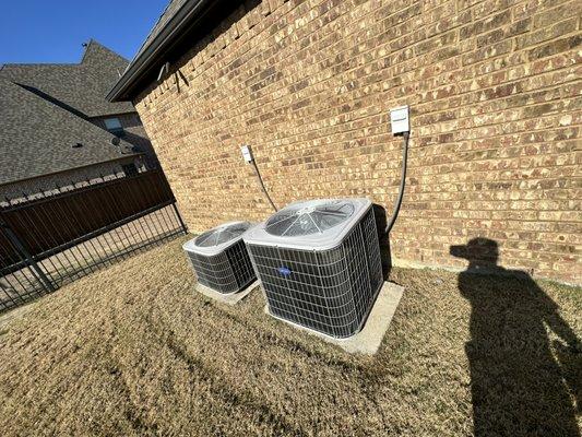 2 New 16 SEER Carrier Condensers