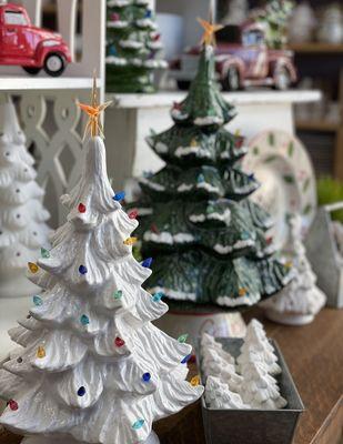 Vintage Ceramic Trees