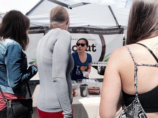 Meet Bonnie at the Fort Mason Farmers' Market and Sample Creamy Coconut Milk Yogurt.