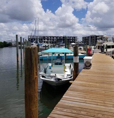 Captain Blake's boat.