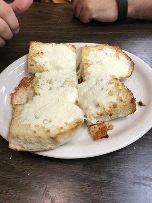 Cheesy garlic bread