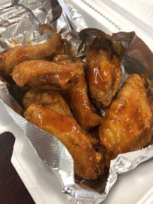 Half dozen suicide wings