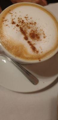 My cappuccino... Meravigliosa top to my perfect meal