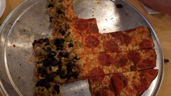 16 inch thin crust pizza