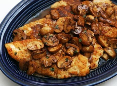 Chicken Marsala on our November 2024 menu