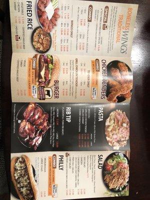 New menu and new prices!