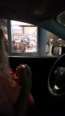 View from the drive-thru