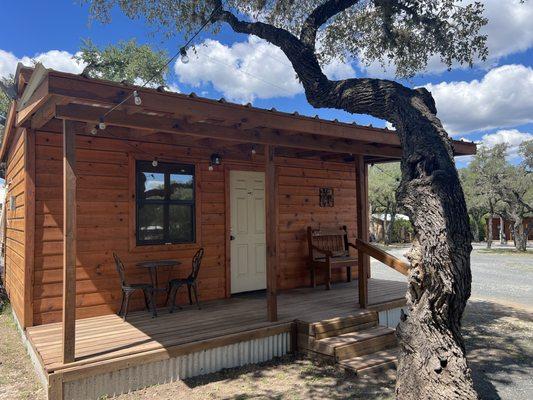 Other options are this separate "cabins" located around the pool