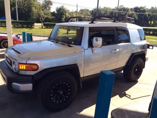 Dade mechanic 2009 Toyota FJ cruiser. Great mechanics,