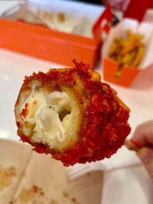 Mozzarella corn dog