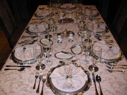 Sands Light Table Setting