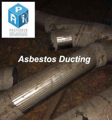 Old asbestos ducting