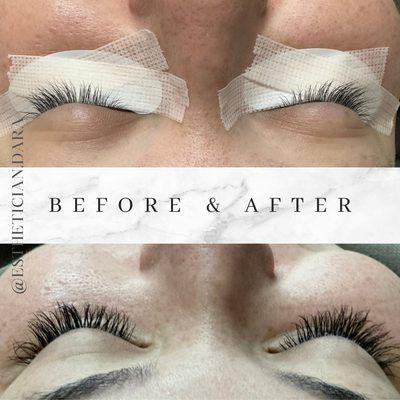 Custom classic/hybrid lash set