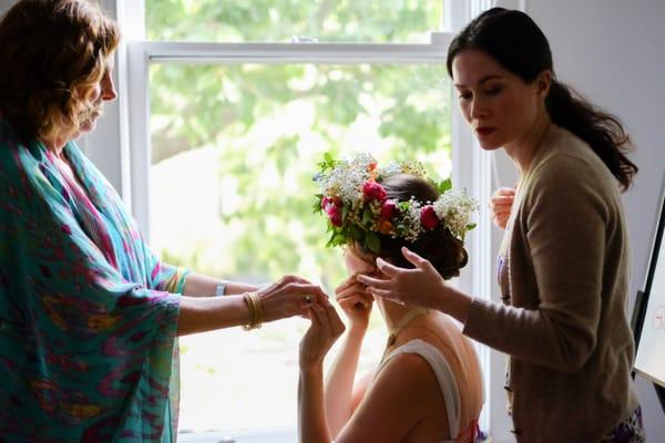 Finishing touches. Photo by Pressman Studio.