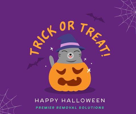 From the team at Premier Removal Solutions we wish you a happy, spooky and safe Halloween