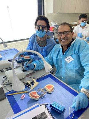 Always continuing education to the highest level of dental procedures.