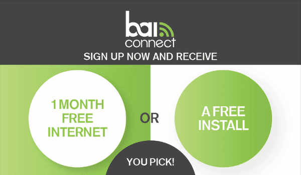 Get One Month Free or 1 Free Install.