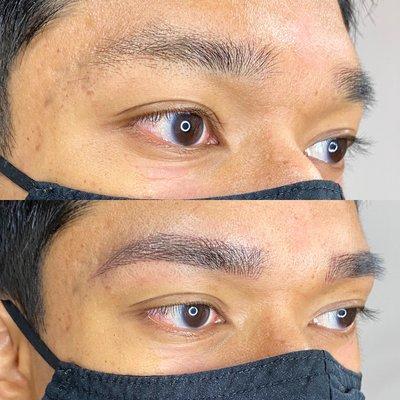 Microblading for male clients