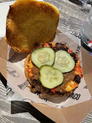 Pimento cheese burger