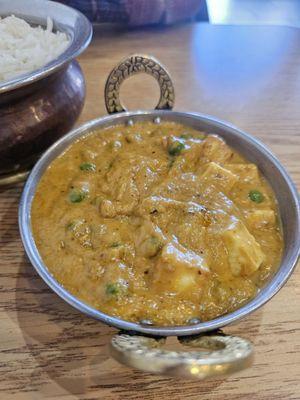 Mattar paneer