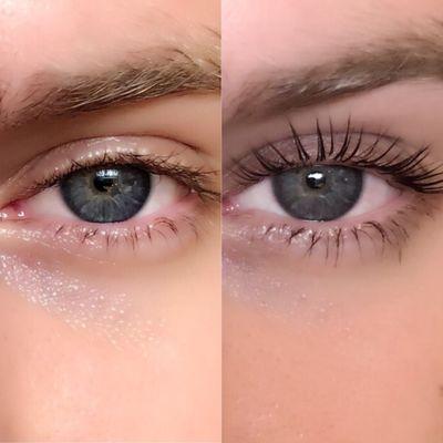 lash lift and tint