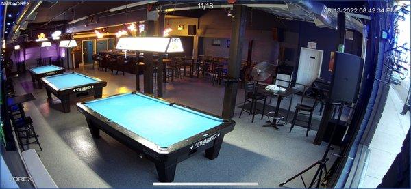 Spacious and pleasant area to enjoy some billiards or come in for live music nights. Fri & Sun