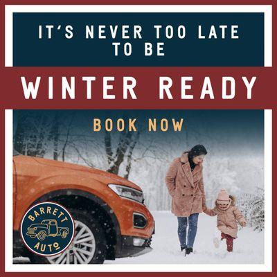 Make sure your vehicle is safe this winter... Contact us now for your free estimate and safety inspection!