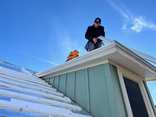 Metal roof replacement