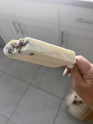 Rice pudding popsicle